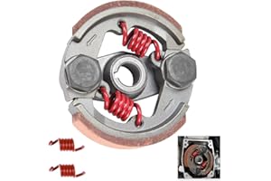 Cylemoto Heavy Duty Clutch Pad & Extra 2 Springs 43cc 47cc 49cc 50cc 2-Stroke Engine Racing Clutch Pads for Mini Moto Pocket Rocket Kid Bike ATV SYX Moto Red