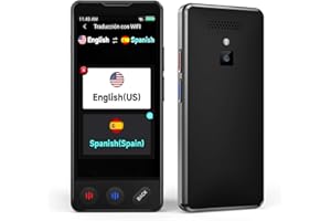 FICALLO Language Translator Device No WiFi Needed, 2025 Upgraded AI Translator, Support 150 Languages Voice Instant Two-Way Translation, Offline/Recording/Photo Translator for Business Travel
