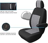 TOYOUN Universal Van Seat Covers Front Driver & Double Passenger Gray view 3