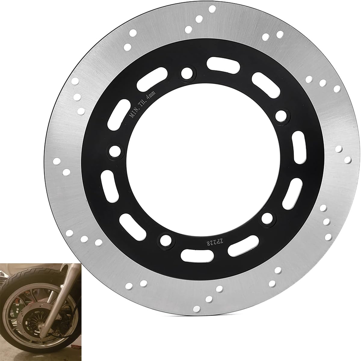 Photo 1 of SFriding Front Brake Disc Rotor for Honda Shadow VT600C VLX 600 VT750 VT750C VF750C VT500C VT500FT VT700C VT800C, 45251-MR1-670 45251-MZ8-R40 45251-KW9-970