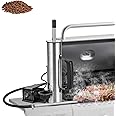 EUTRKei Cordless Electric Smoker, Smoke Tube for Pellet Smoker with Air Pump, Cold or Hot Smoking for Any Grill, Smoke Generator - Continuous Billowing Smoke, for Tailgating, Backyard, Party
