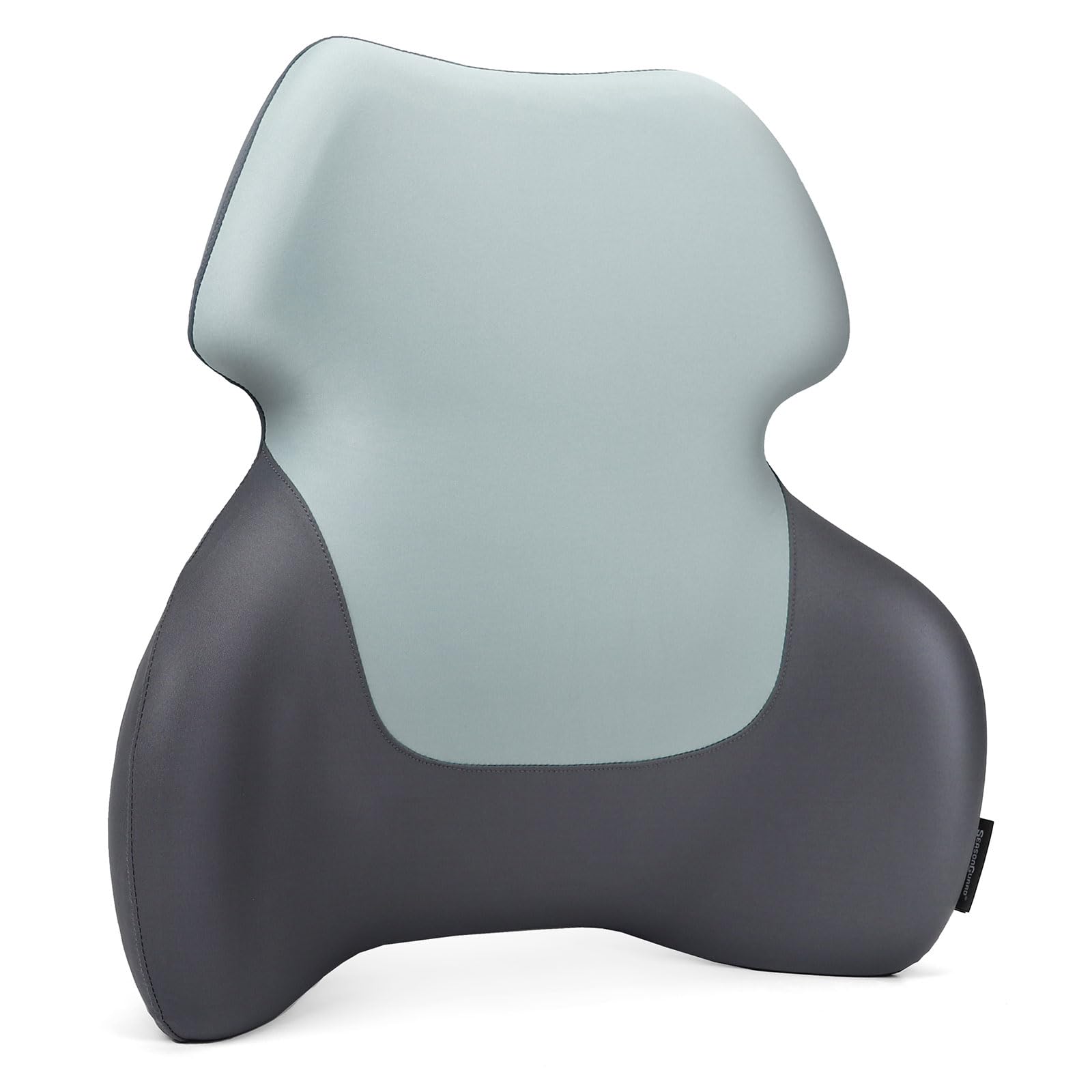 Photo 1 of Long Back Lumbar Support Pillow - Fully Entire Back Support - Back Pain Relief and Posture Improved - Memory Foam Back Pillow Cushion for Office Chair, Gaming Chair, Recliner, Car Driving, Grey