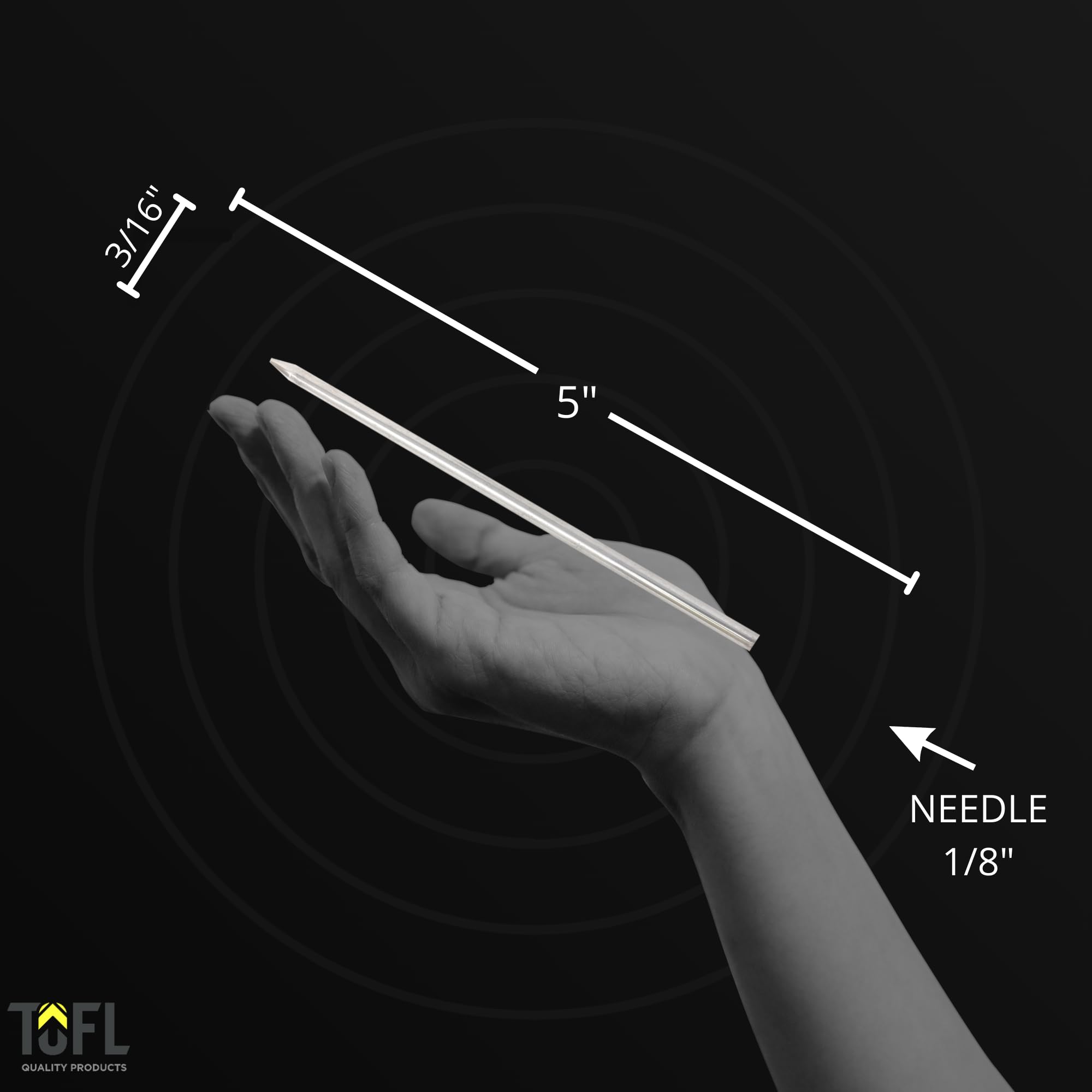 TOFL Baseball and Softball Glove Lacing Needle | Glove and Mitt Repair | Leather Lacing Needle for Crafts