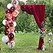 Tatuo 112 Pieces Balloon Garland Kit Balloon Arch Garland for Wedding Birthday Party Decorations (White Burgundy Rose Gold)