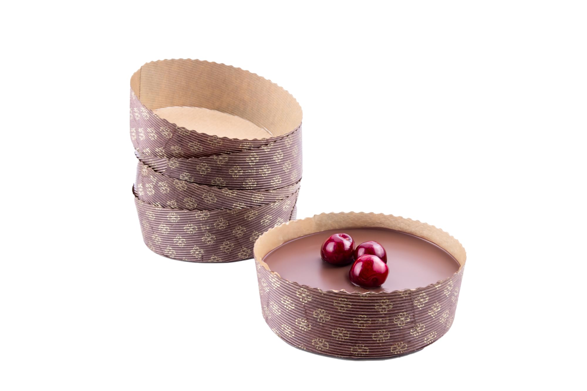 Round Paper Baking Cake Pan – 25pcs, 6” X 2”, 18oz – Oven