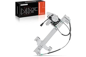 A-Premium Rear Right Electric Power Window Regulator with Motor Compatible with Chevrolet Trailblazer GMC Envoy Buick Rainier Isuzu Ascender Saab 9-7x Oldsmobile Bravada Passenger Side, Sport Utility