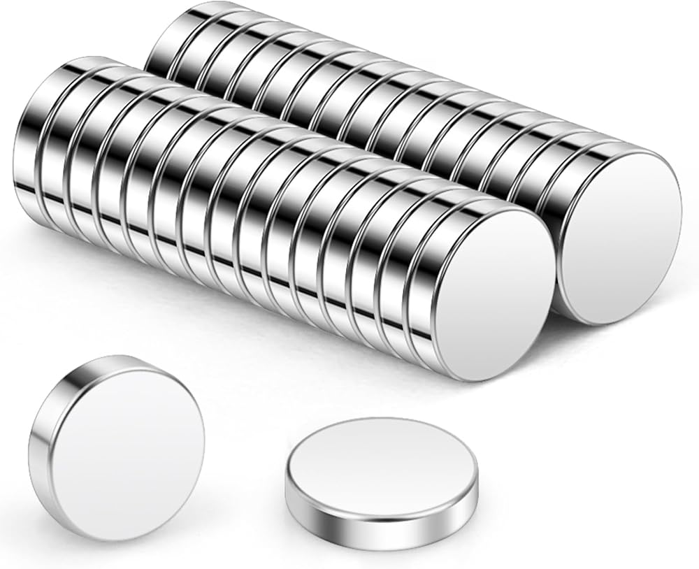 Wukong N45 Tiny Magnets 5x1mm 30 Pack for DIY 3D Printing Office Refrigerator