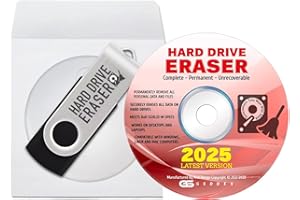 Disk Wiper Hard Drive Eraser CD DVD with DBan Nuke Hard Drive Data Wiping Software from Geddes Software for Windows, Linux & 