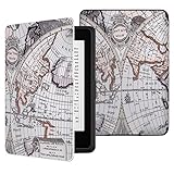 MoKo Case for Kindle Paperwhite, Premium PU Leather Cover with Auto Wake/Sleep Fits All Paperwhite Generations Prior to 2018 (Will not fit All-New Paperwhite 10th Generation), MAP B