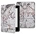 MoKo Case for Kindle Paperwhite, Premium PU Leather Cover with Auto Wake/Sleep Fits All Paperwhite Generations Prior to 2018 (Will not fit All-New Paperwhite 10th Generation), MAP B
