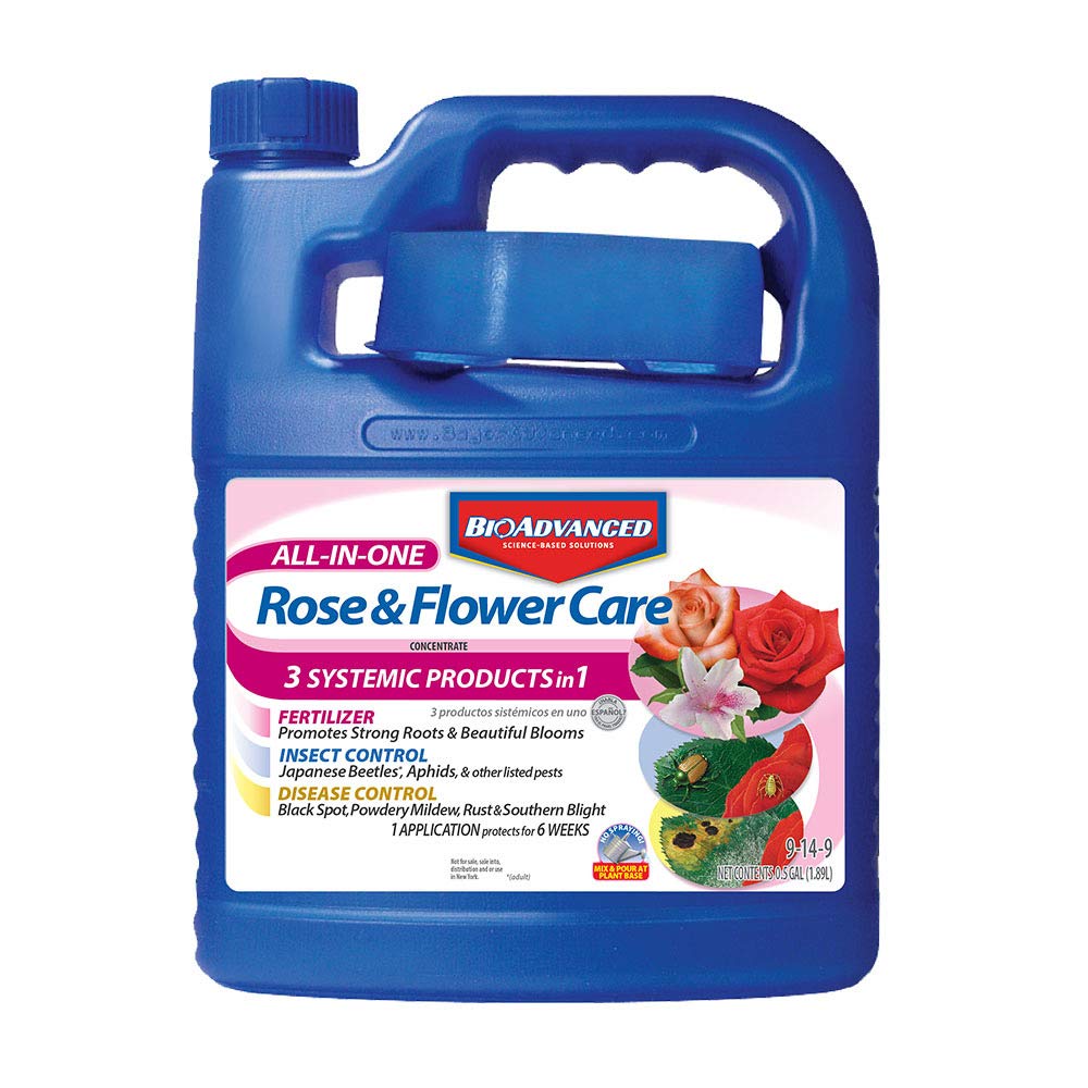 Bayer Advanced 701262 AllInOne Rose and Flower Care Concentrate, 64