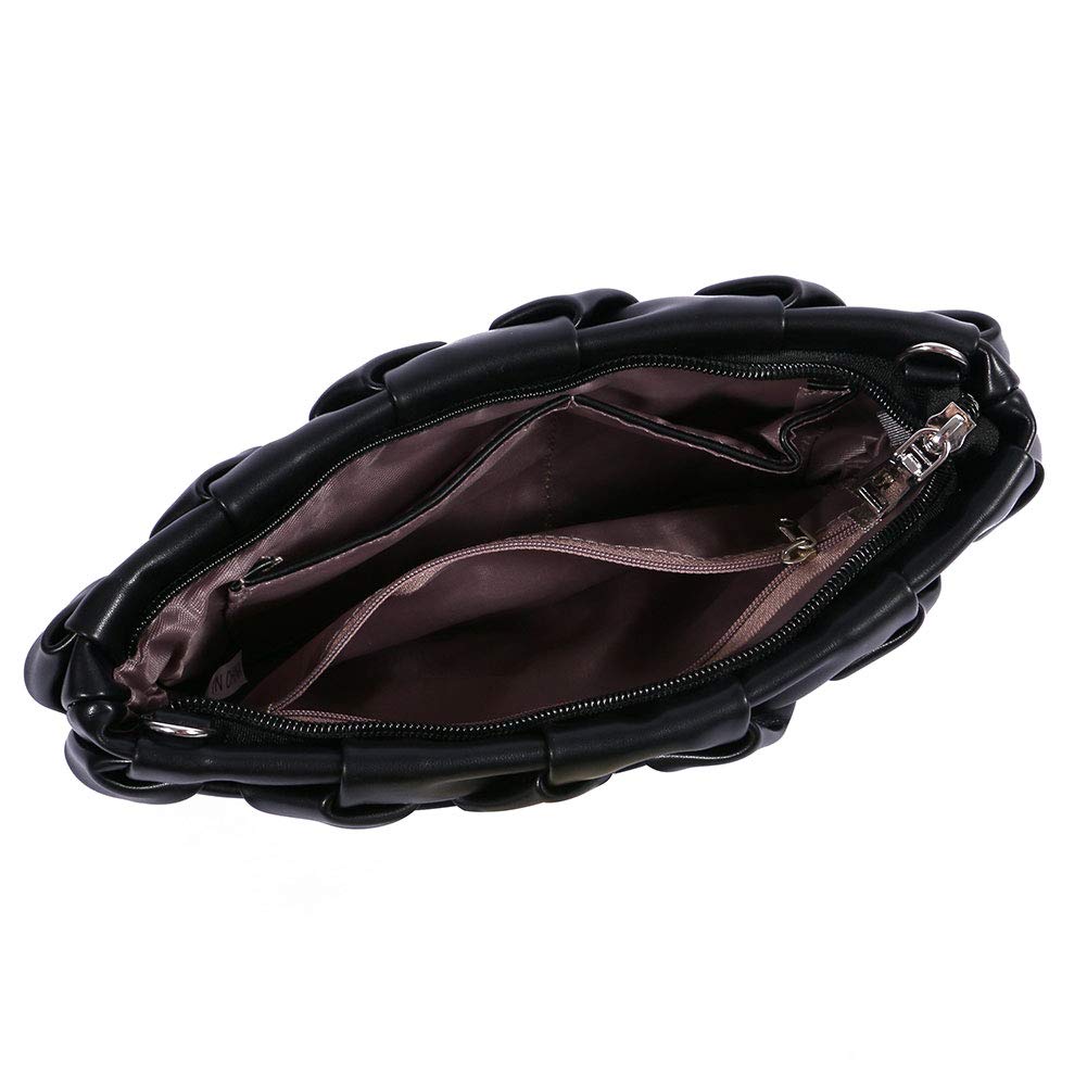 TENXITER Soft Leather Wristlet Clutch Fashion Small Crossbody Bag Chain Strap Cell Phone Purse for Women