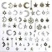omlopp Approx 180 Pieces Mixed Charms Pendants DIY for Jewelry Making and Crafting