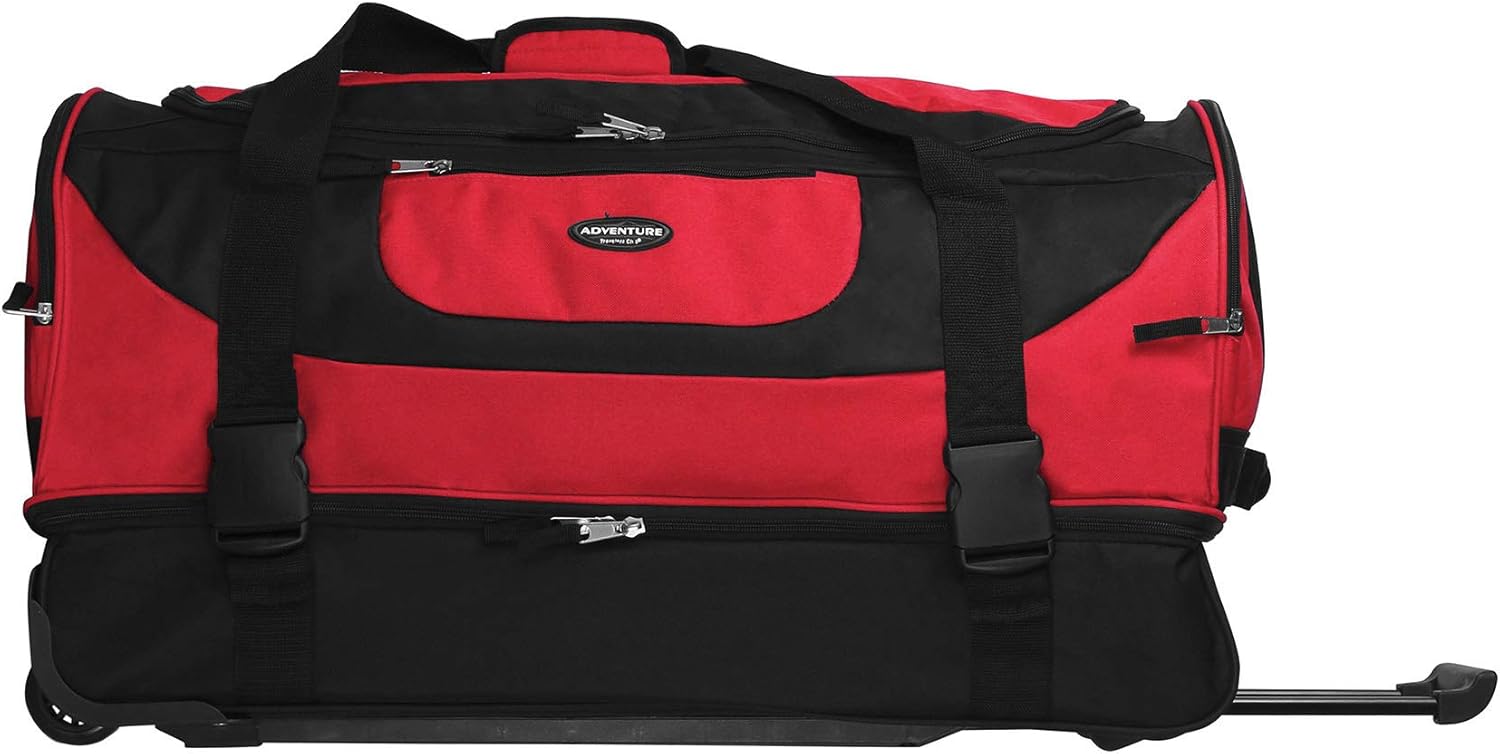 Travelers Club Luggage Adventure 30" MultiPocket DropBottom Rolling