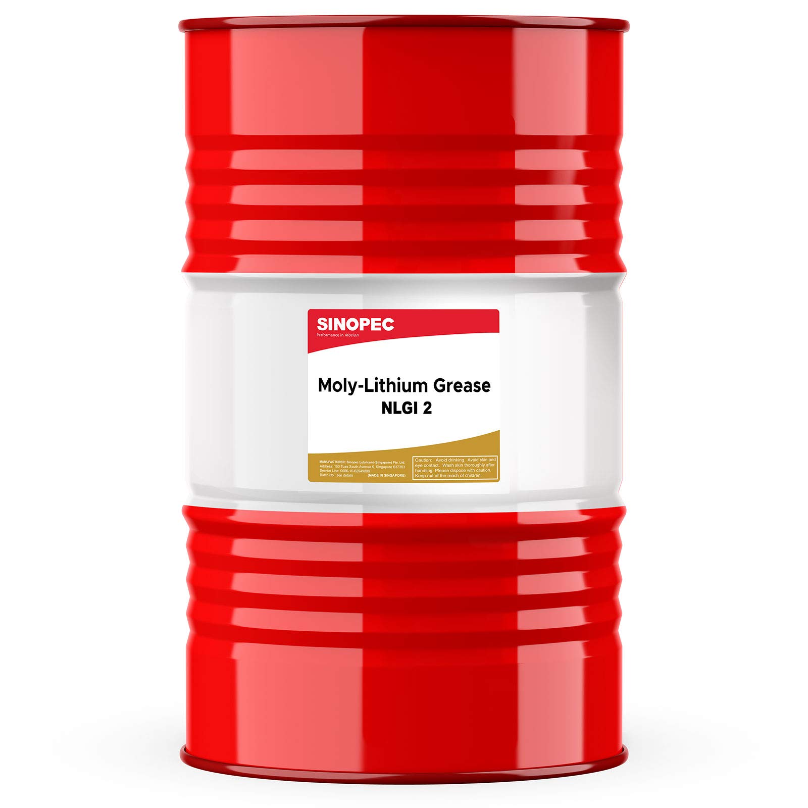 Buy Sinopec Moly Extreme Pressure Lithium Grease 2400LB. (55 Gallon