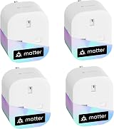 Meross Matter Smart Plug Mini with Energy Monitoring 4 Pack 13A view 1
