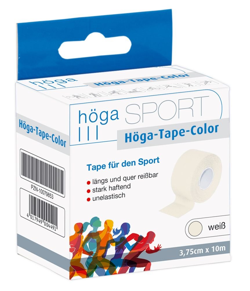 Höga Pharm Tape - Non-Elastic Adhesive Bandage - 3.75 cm x 10 m - White - 103 g