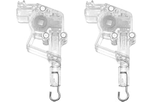 Surf Turtle 2Pcs Heavy Duty Low Profile Wand Tilter for 2 inch Horizontal Blinds,Square Shaped Gear(0.17in)