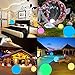 Party Decorations LED Light Up Ball Inflatable Floating 13 Modes 16-Inch Glow in the Dark with Colors Changing for Garden, Wedding, Xmas Decor (1 PCS)