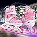 Aceshin Adjustable Inline Skates for Kids, Safe and Durable, Illuminating Roller Blades for Boys and Girls