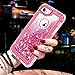 JAKPAK iPhone 6 Case, iPhone 6S Case Shockproof Glitter Flowing Liquid Bling Sparkle Cover for Girl Woman Heavy Duty Full Body Protective Shell for iPhone 6S iPhone 6 4.7 inches Pink