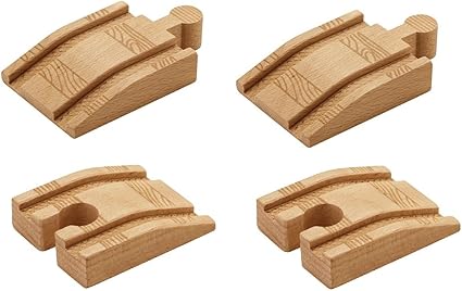 wooden track pieces