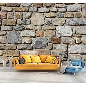 Wall Mural Brick Wall Background Removable Wallpaper Wall Sticker for Bedroom Living Room - 66x96 inches