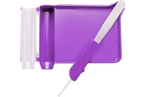 MEDARCHITECT Right Hand Pill Counting Tray with Spatula (Purple)