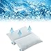 Memory Foam Pillow for Neck Pain, Side Back Sleepers - Shredded Hypoallergenic Bed Pillow with Removable Washable both Cool and Warm Cover - Queen