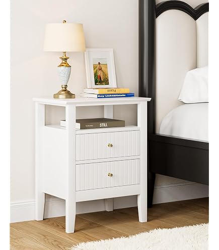 Amazon.com: lamphle Night Stand,Bedside Table Modern Easy Assembly
