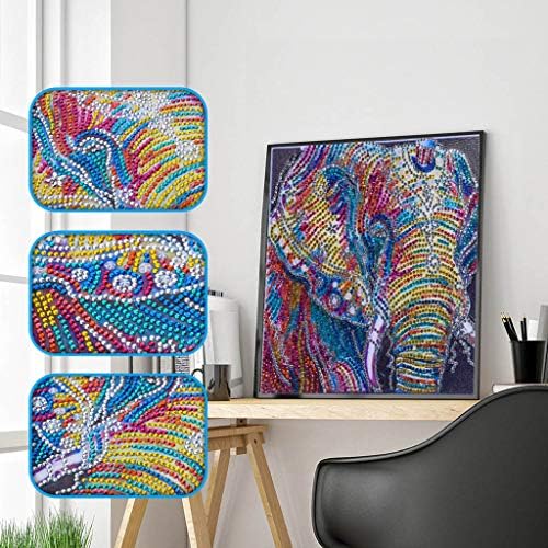 Special Shaped Diamond Painting DIY 5D Diamond Painting Kits Rhinestone Crystal Embroidery Pictures Cross Stitch Art Craft for Home Decor 25 * 25cm (Tree/Skull/Mandala) (N)