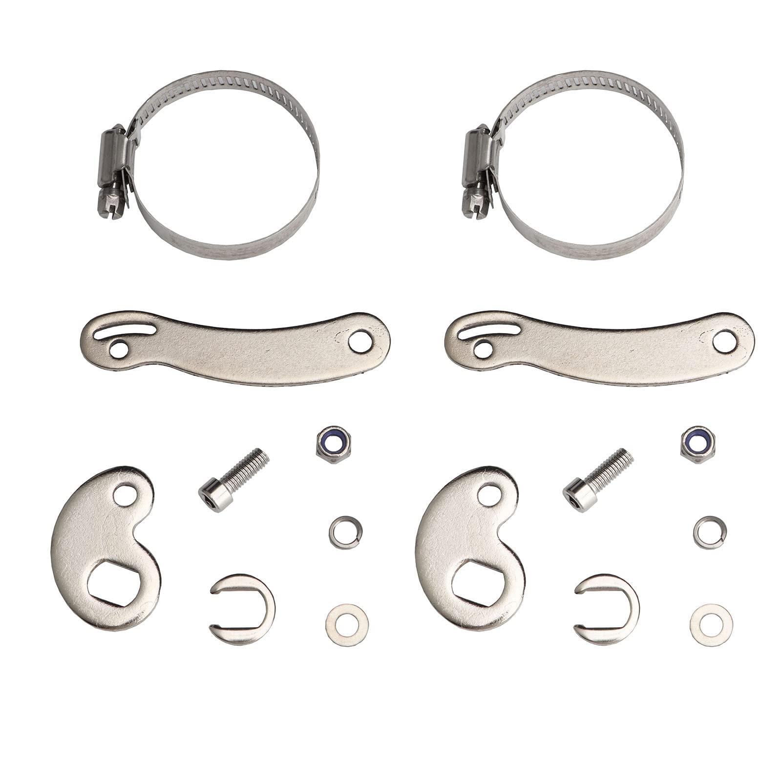 LGEGE Universal Torque Arm Conversion Kit 2 Sets, Compatible with Most Electric Bicycle, Protective Accessories for e-Bike Front or Rear Hub Motors