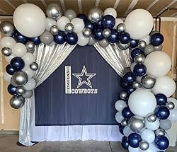 AMZLOKAE Silver Sequin Backdrop 2 Panels 2Ftx7Ft