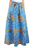 Novia's Choice Women African Floral Print Pleated