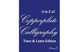ASK A to Z of Copperplate calligraphy | Trace & Learn Edition | Best Gift: Learn Penmanship | Calligraphy Workbook | Masterin