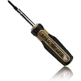 Spec Ops Tools Multi-Bit Screwdriver for Tool Belt, Tool Box, Magnetized Double-Sided Bits and Cr-Mo Steel Shaft, Standard, 6-in-1