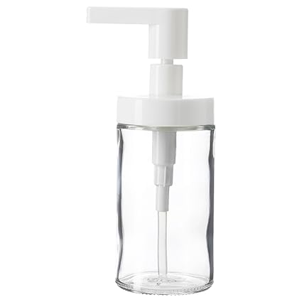 IKEA TACKAN Soap Dispenser, White (Glass) 903.223.03, 8 oz