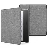 MoKo Case Fits All-New Kindle Oasis (9th and 10th Generation ONLY, 2017 and 2019 Release), Premium Ultra Lightweight Shell Cover with Auto Wake/Sleep - Denim Gray