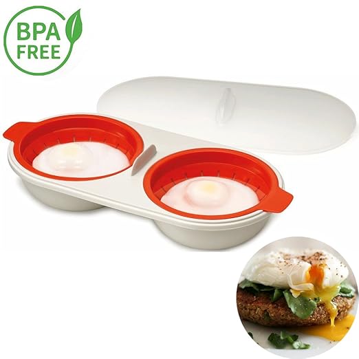 Cazuela para huevos de microondas, para hornear en microondas ...