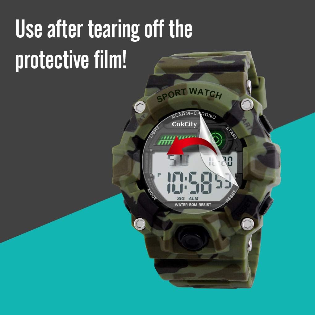 Boys Camouflage LED Sport Watch,Waterproof Digital Electronic Military Wrist Kids Sports Watch with Silicone Band Luminous Alarm Stopwatch Watches: Watches