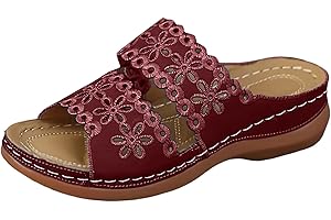 Orthopedic Platform Wedge Sandals For Women With Arch Support Comfortable Flower Hollow Out Open Toe Womens Sandals Fashionab