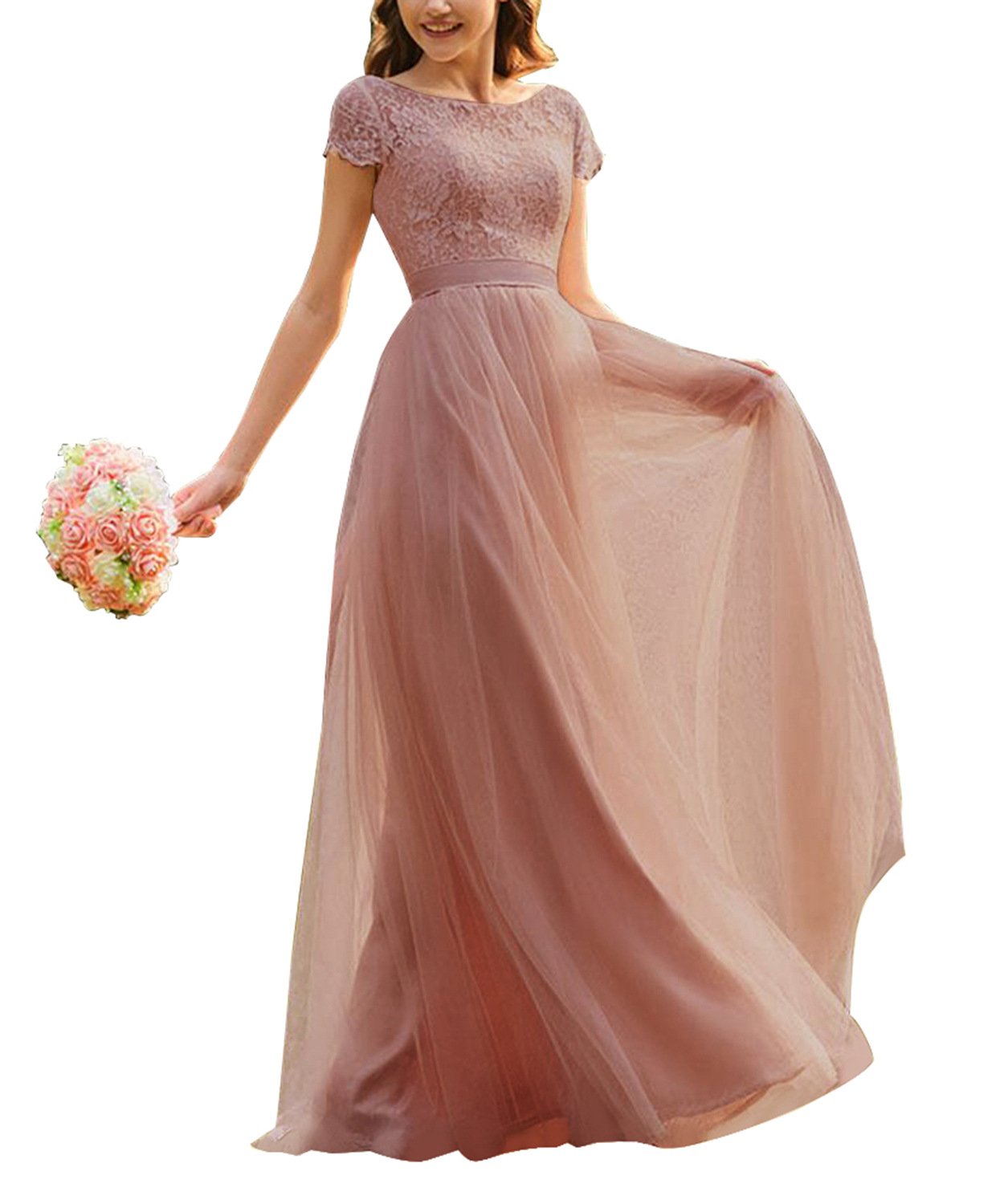 cap sleeve bridesmaid dresses
