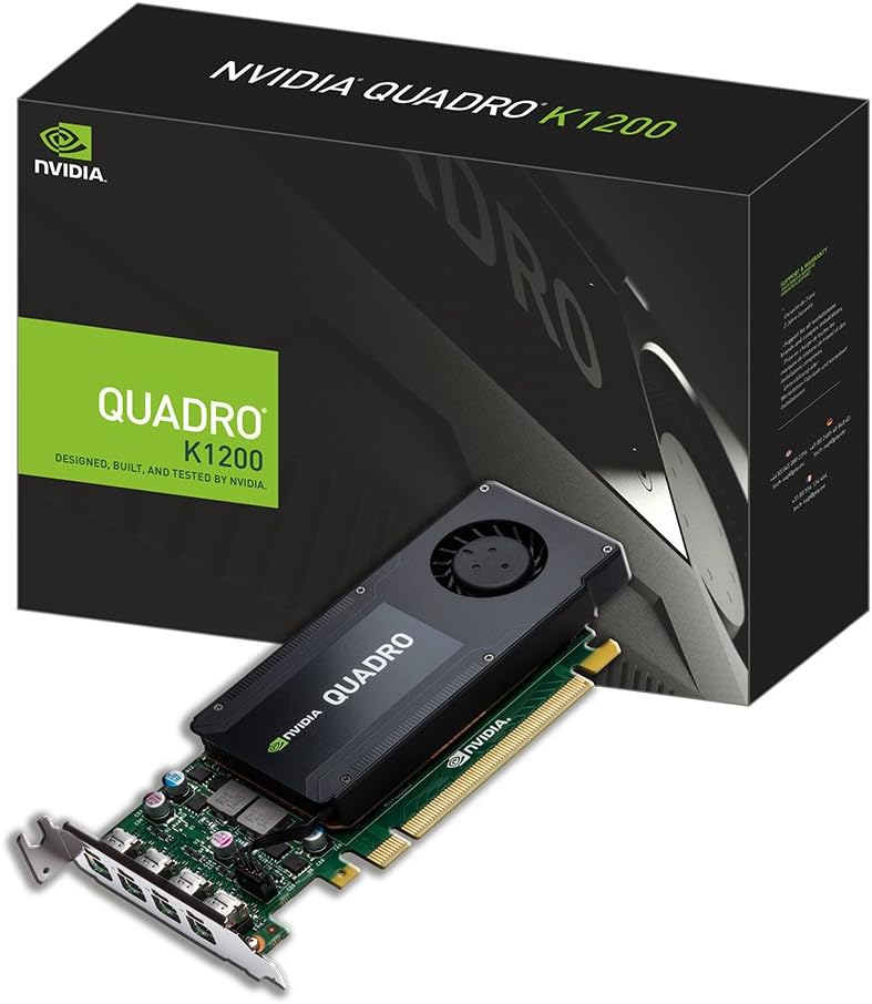 PNY Graphics Card NVIDIA QUADRO K1200 Display Port 4GB DDR5, black - Image 5