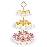 BACUTHY 3 Tier Cupcake Stand Holder, Plastic Cup