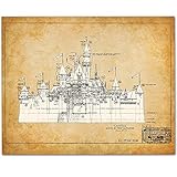 Disneyland Castle - 11x14 Unframed Patent Print - Great Gift for Disney Fan