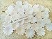 NAVA CHIANGMAI 100 White Mulberry Daisy Paper Flowers Scrapbooking Embellishment