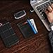Famavala Minimalist Genuine Leather Front Pocket Wallet-Slim RFID Blocking Wallet Money Clip (Black)
