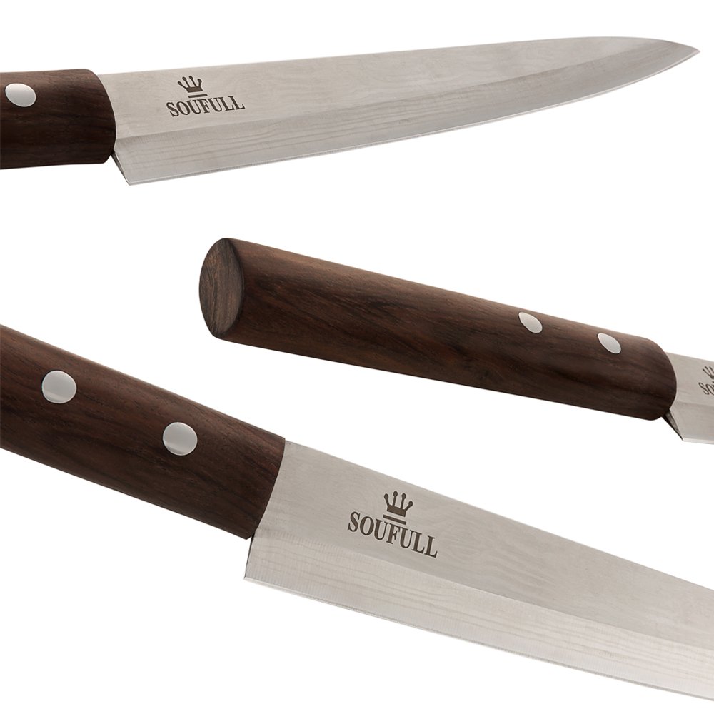 Japanese Yanagiba Sashimi Sushi Knife, Soufull 325mm Stainless Steel