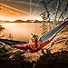 Foxelli Camping Hammock - Lightweight Portable Hammock, Easy Setup with Tree-Friendly Ropes & Steel Carabiners, Heavy Duty Parachute Nylon for Indoors and Outdoors