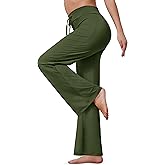 VALANDY Creamlush Wide Leg Pants Woman Drawstring Pajamas Lounge Pants Loose Comfy Sleepwear Casual Yoga